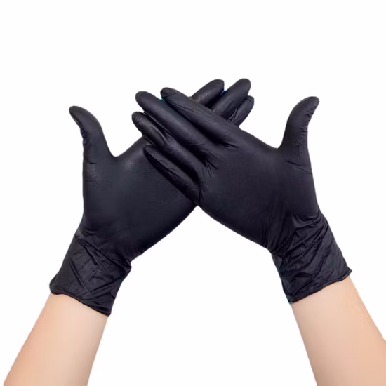 9inch Blue/White/Black Beauty Salon Special /Food/Pharmaceutical Wholesale Disposable Latex Vinyl Safety Examination Protective PVC Rubbe Nitrile Gloves