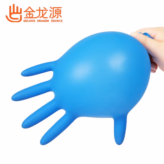 9inch Blue/White/Black Beauty Salon Special /Food/Pharmaceutical Wholesale Disposable Latex Vinyl Safety Examination Protective PVC Rubbe Nitrile Gloves