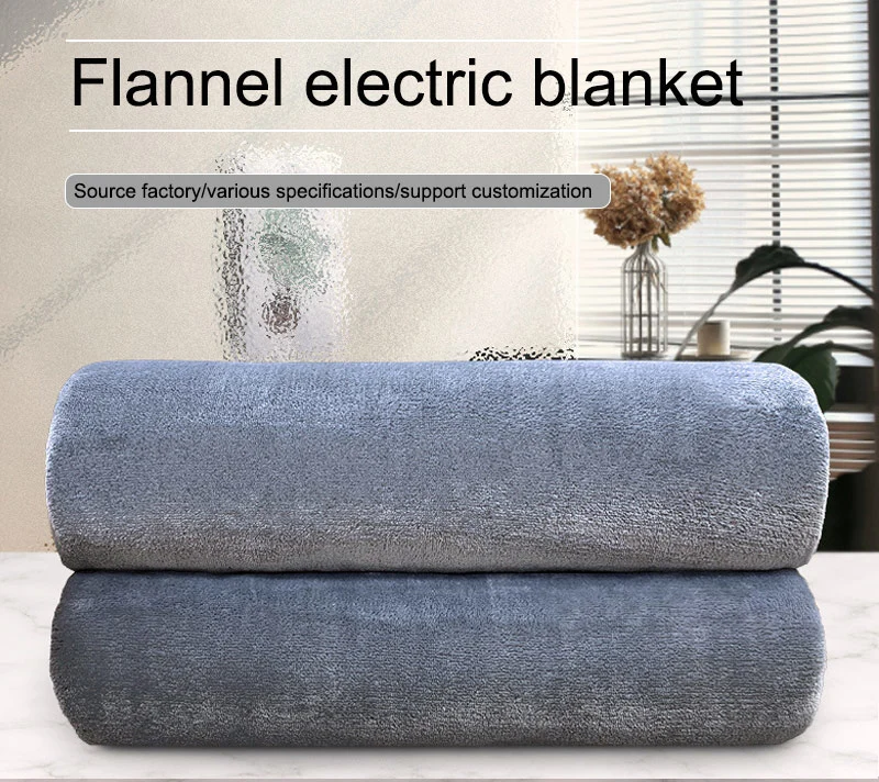 King Size Heating Blanket Reversible Flannel Heated Throw Electric Blanket