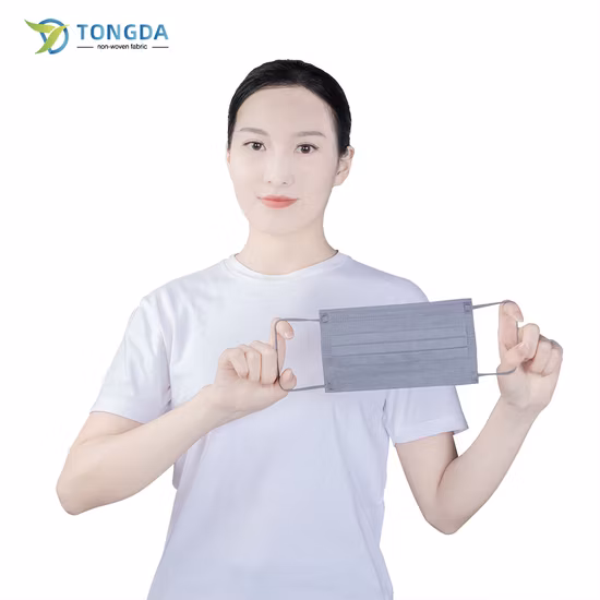 FDA/CE SGS Maschera protettiva medica chirurgica monouso standard ISO Tessuto non tessuto in polipropilene a 3 strati
