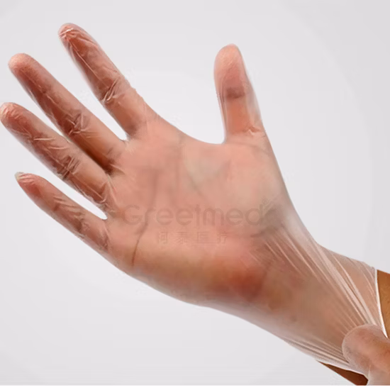 Guanti da esplorazione medica in nitrile di alta qualità.  Guanti protettivi monouso in nitrile